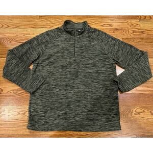 Mountain Warehouse Mens Size Large 1/4 Zip Fleece Green